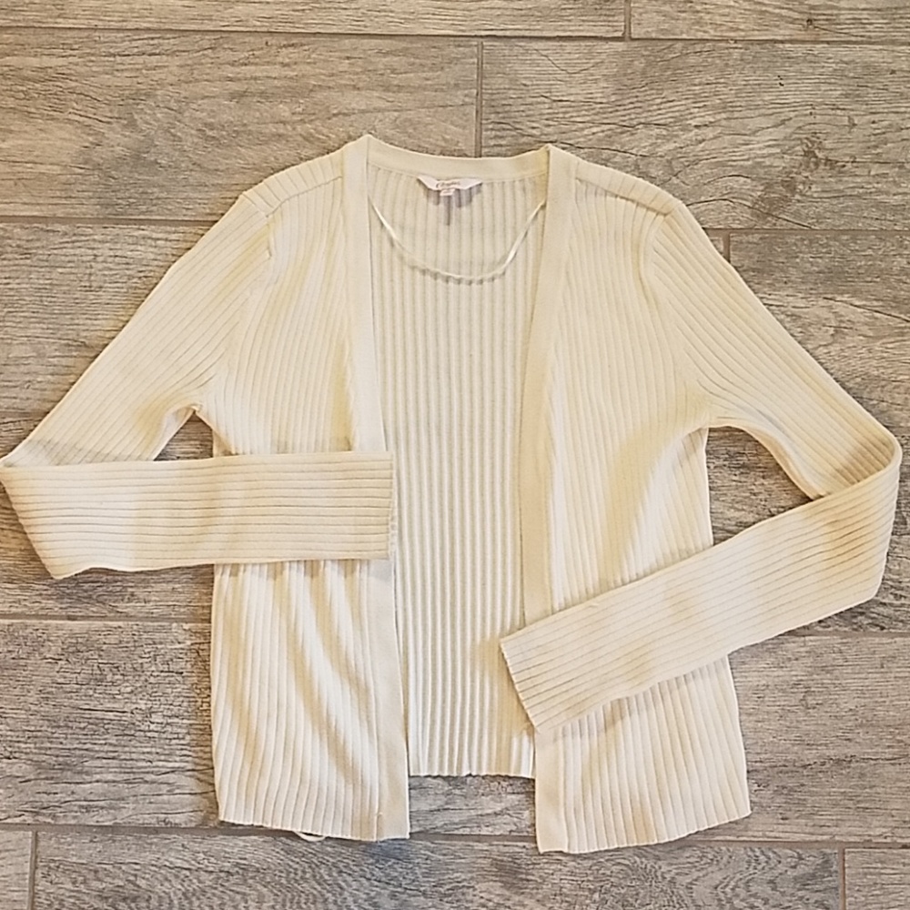 Candies cream colored sweater medium